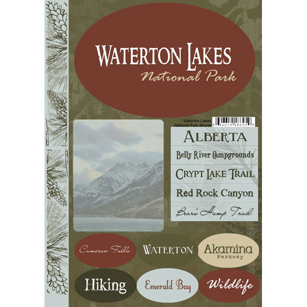 Waterton Lakes National Park Stickers