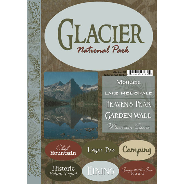 Glacier National Park Stickers