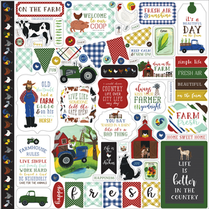 Down On The Farm Element Stickers