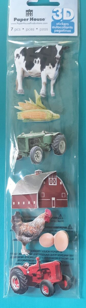 Farmer 3D Stickers