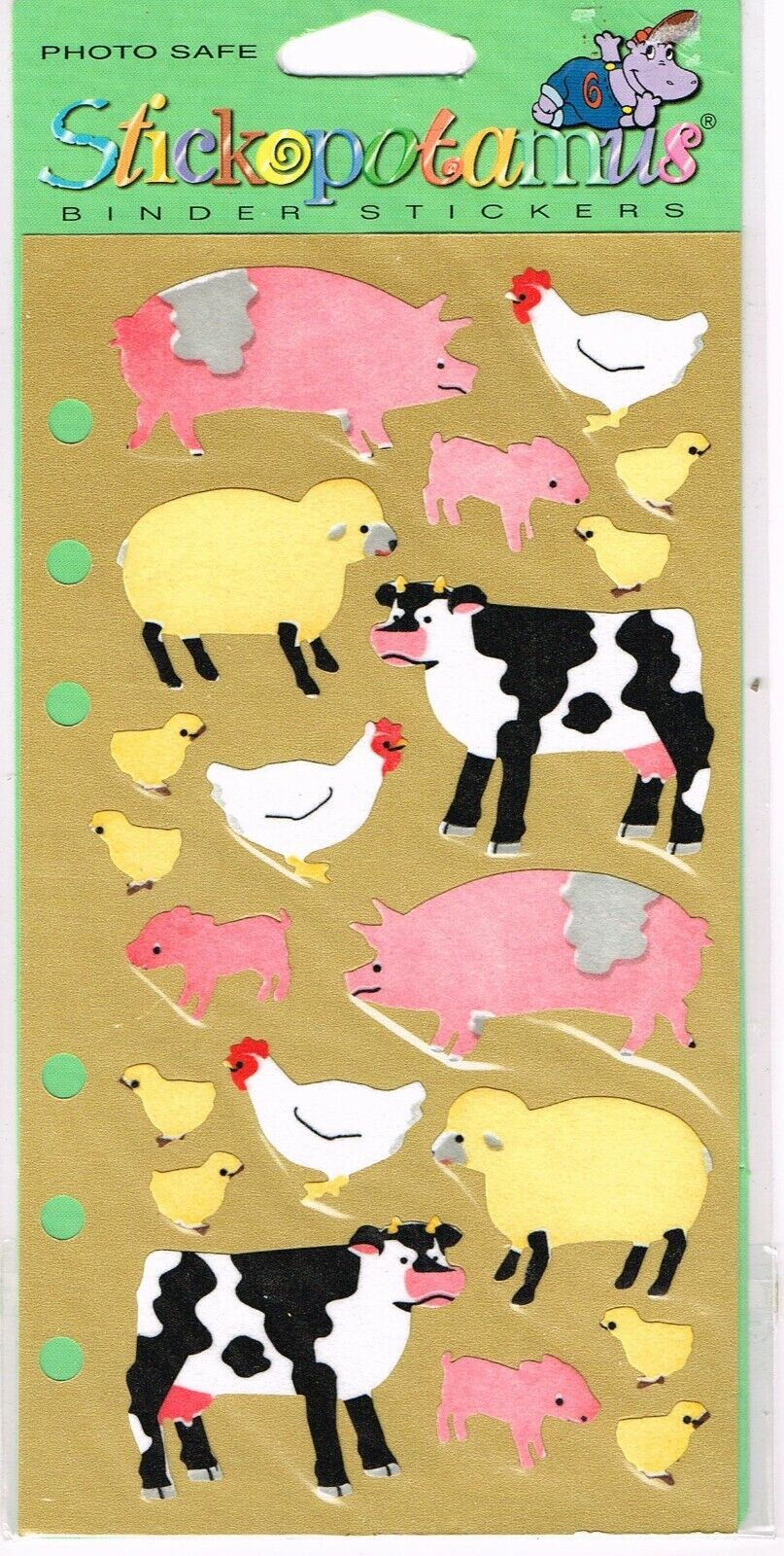 Farm Animals Binder Stickers