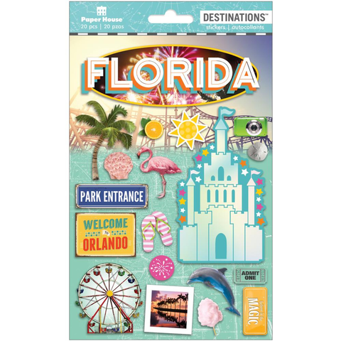 State Destinations Sticker Collection