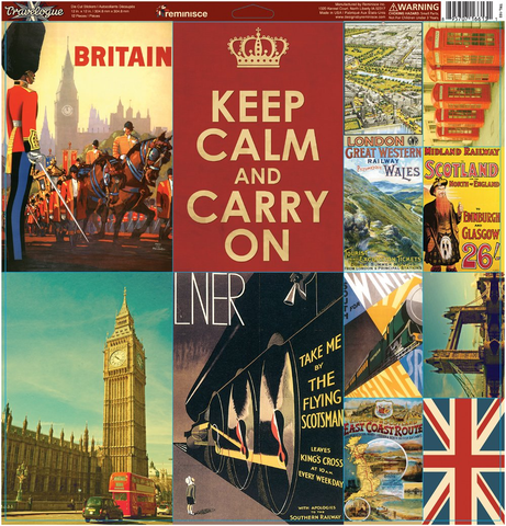 Travelogue United Kingdom Stickers