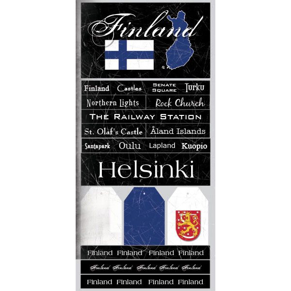 Finland Travel Scrapbook Pack