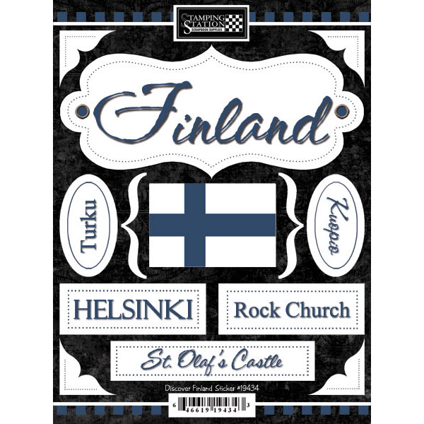 Finland Travel Scrapbook Pack