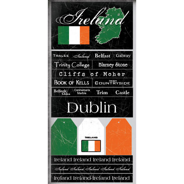 Ireland Travel Scrapbook Pack