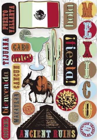 Mexico Cardstock Stickers