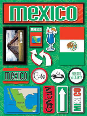 Jet Setters Mexico 3D Stickers