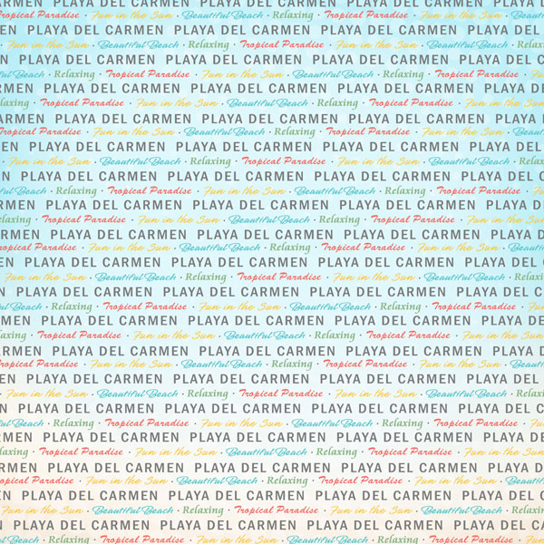 Playa Del Carmen DS Tropical Journal Paper