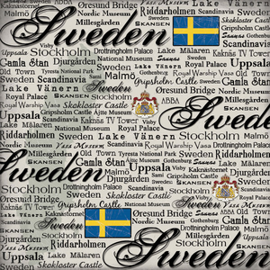 Sweden Scratchy Paper
