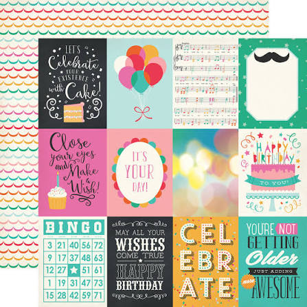 Echo Park Birthday Party Time 12x12 Paper Collection