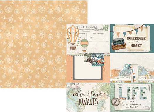 Simple Stories Simple Vintage Traveler 12x12 Paper Collection