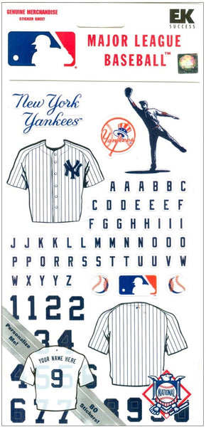 MLB Uniform Personalize Sticker