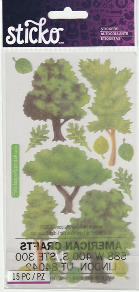 Sticko Classic Sticker Foliage and Trees Collection