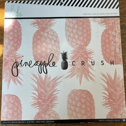 Heidi Swapp Pineapple Crush 12x12 Paper Pad
