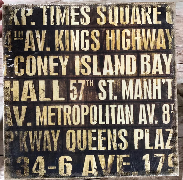 Tim Holtz District Market Canvas Burlap Panels