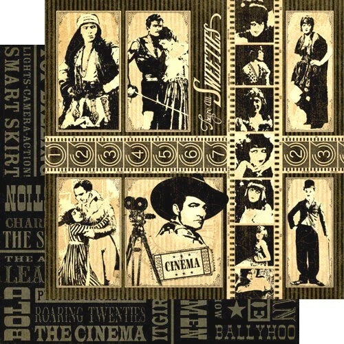 Graphic 45 Curtain Call 12x12 Paper Collection