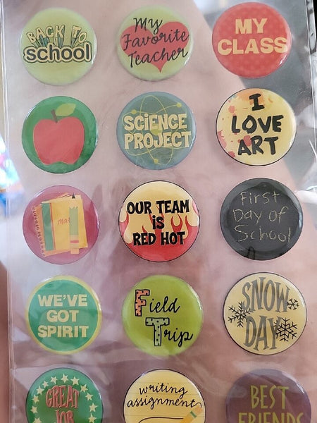 School Jelly Stickers