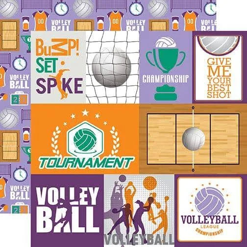 Echo Park Volleyball 12x12 Paper Collection