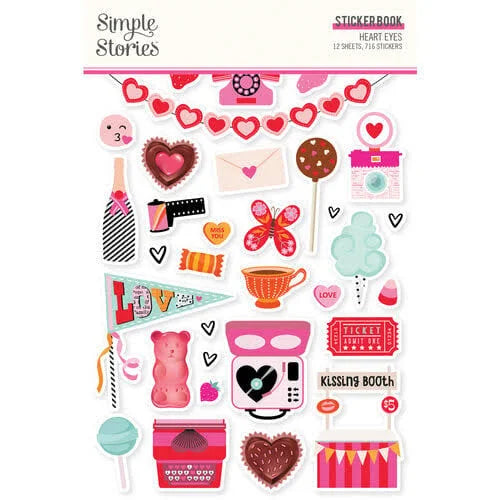 Simple Stories Heart Eyes Sticker Book