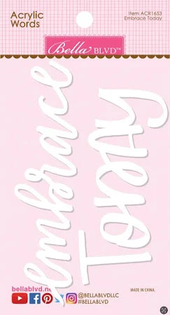 Bella Blvd Acrylic Word