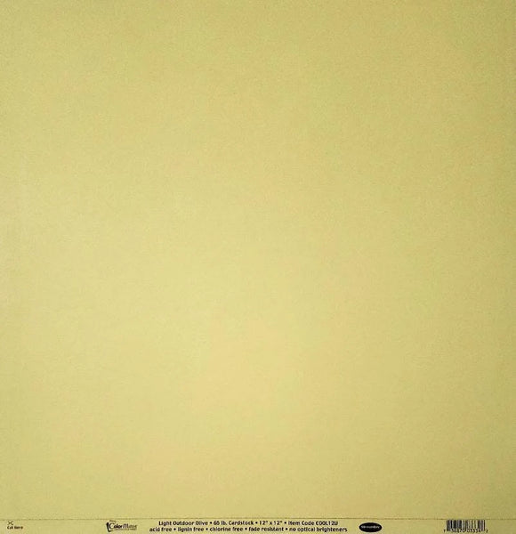 ColorMates Smooth Cardstock Outdoorsy Olive