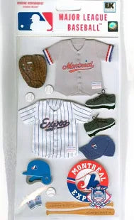 MLB 3D Uniform Sticker