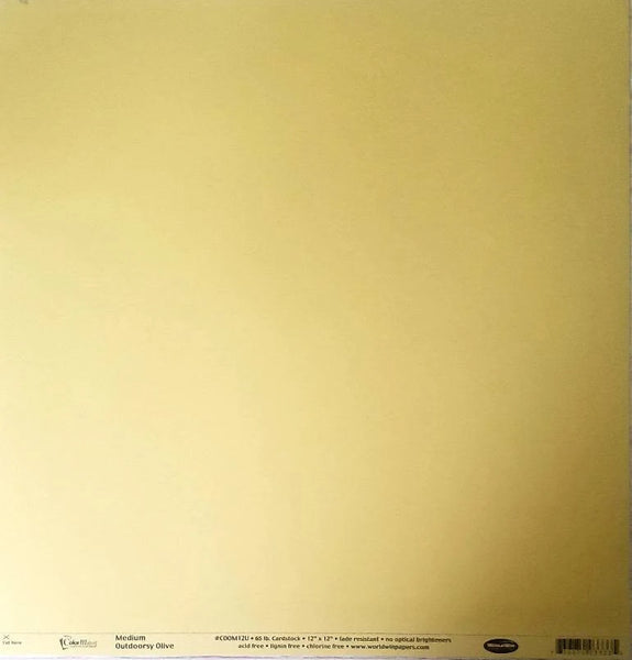 ColorMates Smooth Cardstock Outdoorsy Olive