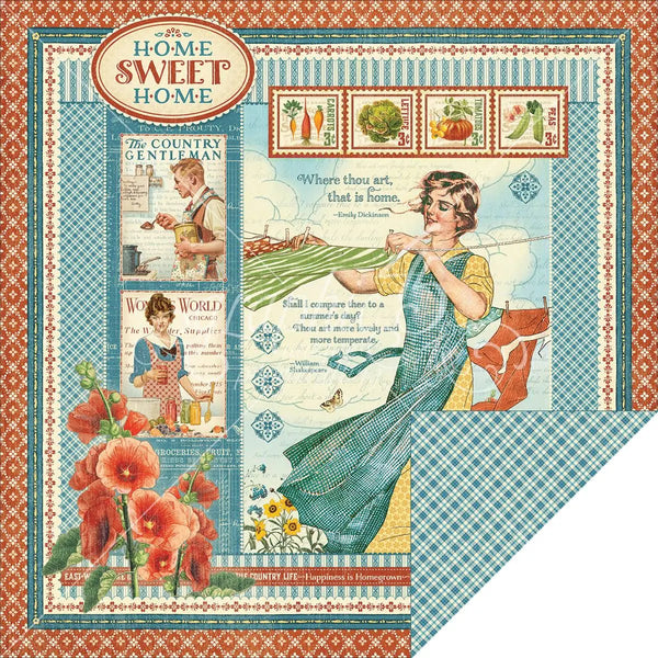 Graphic 45 Home Sweet Home 12x12 Paper Collection