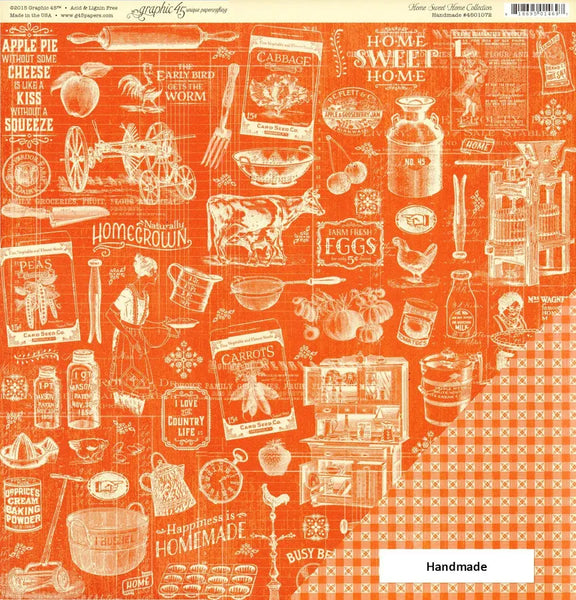 Graphic 45 Home Sweet Home 12x12 Paper Collection