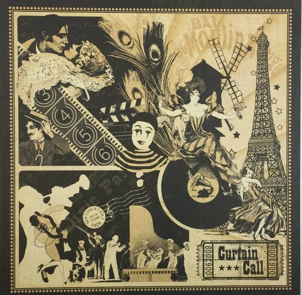 Graphic 45 Curtain Call 12x12 Paper Collection