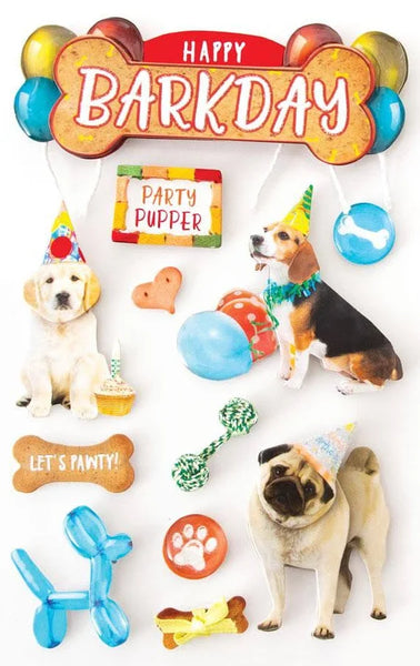 Paper House 3D Stickers Dog Collection