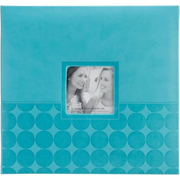 Pioneer Memory Scrapbook 12x12 Post Bound Embossed Circles