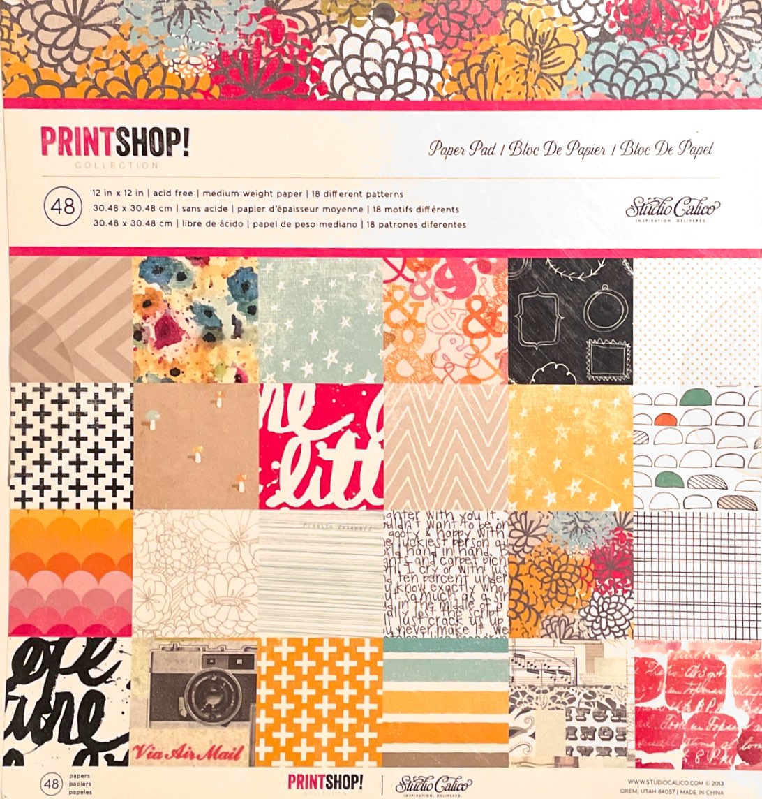 Print Shop - 12x12 Paper Pad