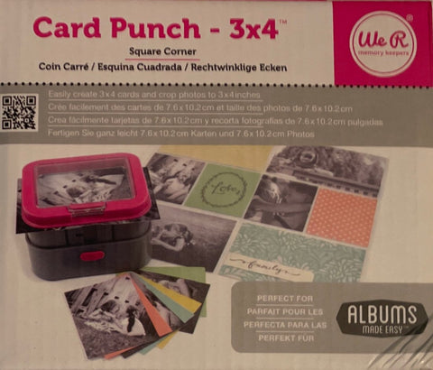 3x4 Card Punch