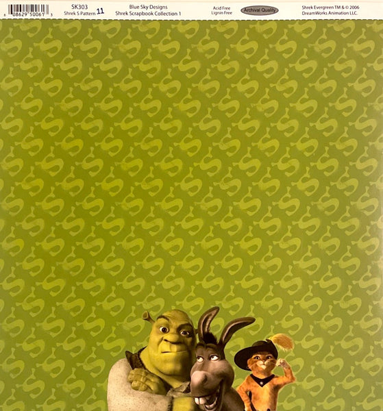 Shrek Scrapbook Paper Collection