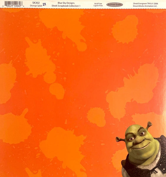 Shrek Scrapbook Paper Collection