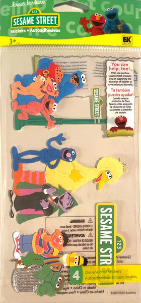 Sesame Street Dimensional Sticker Collection