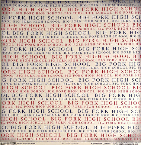 All Caps School Pride Bigfork High School