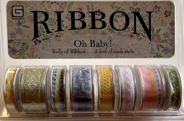 Basic Grey Rolls of Ribbon