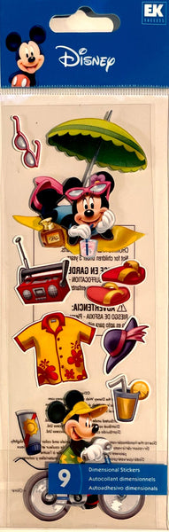 Mickey and Minnie Dimensional Sticker Collection