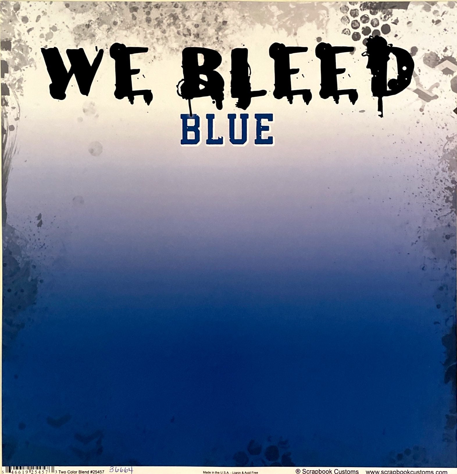 We Bleed Blue Paper