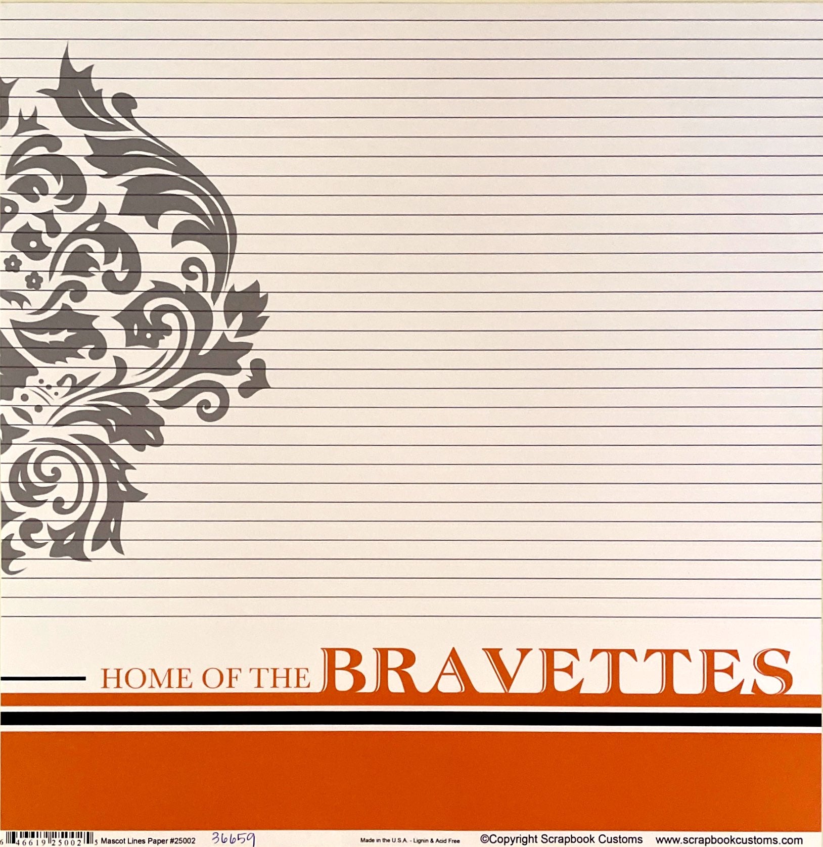 Flathead Bravettes Lines Paper