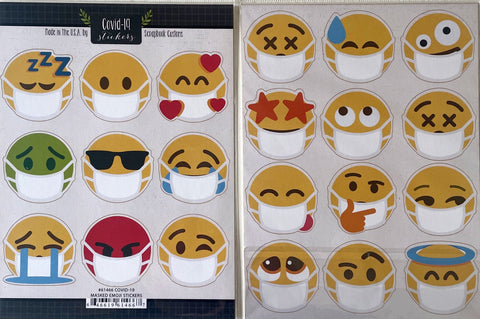 Masked Emoji Stickers