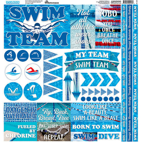 Swim Team Collection Stickers