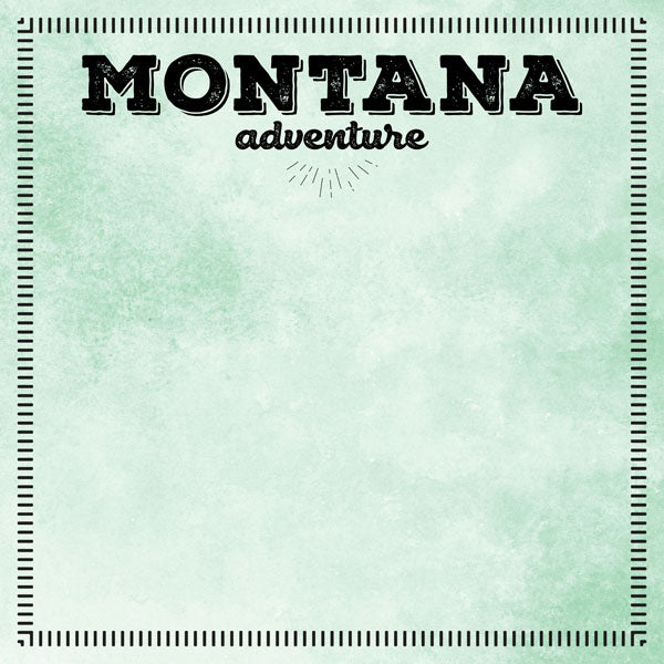 Montana Postage Adventure Paper