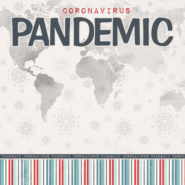 Covid-19 Pandemic Title 12x12 Paper