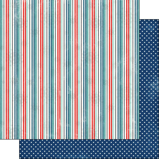 Covid-19 Stripe Polka Dot 12x12 Paper