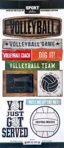 Volleyball Woo Sport Stickers