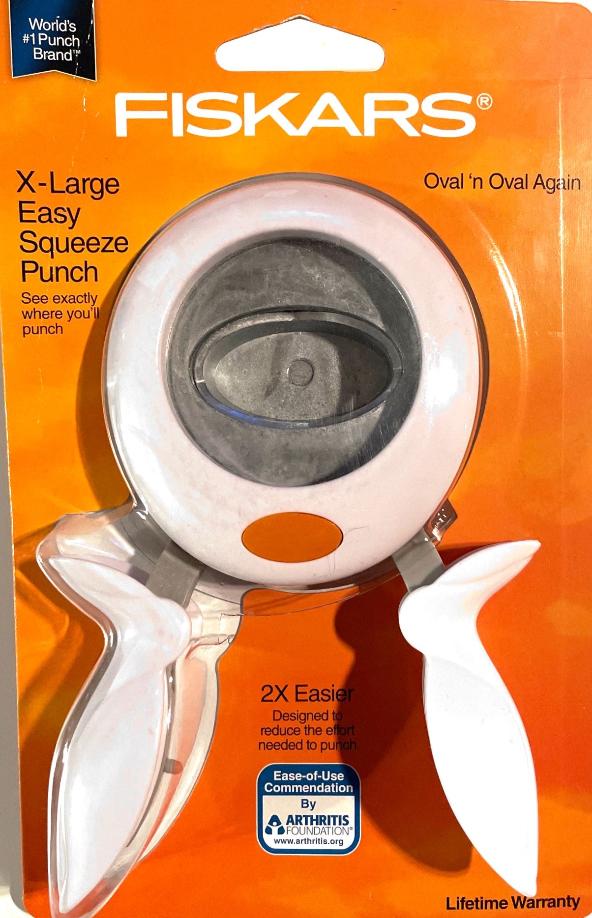 Fiskars Round N' Round Easy Squeeze Punch, XL